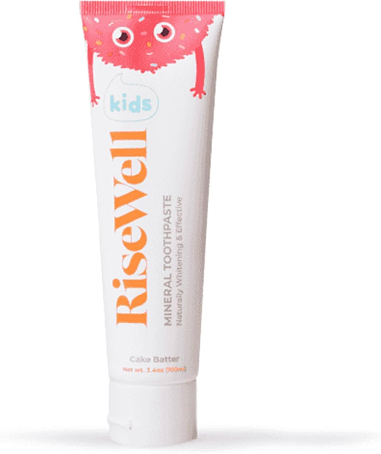 Kids Mineral Toothpaste - Kids Hydroxyapatite Toothpaste - Made by Dentists, Safe to Swallow, No Added Fluoride and All Natural - Cake Batter Flavor, 3.4 Oz