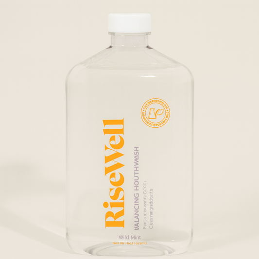 Balancing Mouthwash - Ph Balancing Alkaline Alcohol Free Mouthwash - Dentist Developed Dry Mouth Rinse - No Added Fluoride and Sls-Free - Wild Mint, 16 Oz