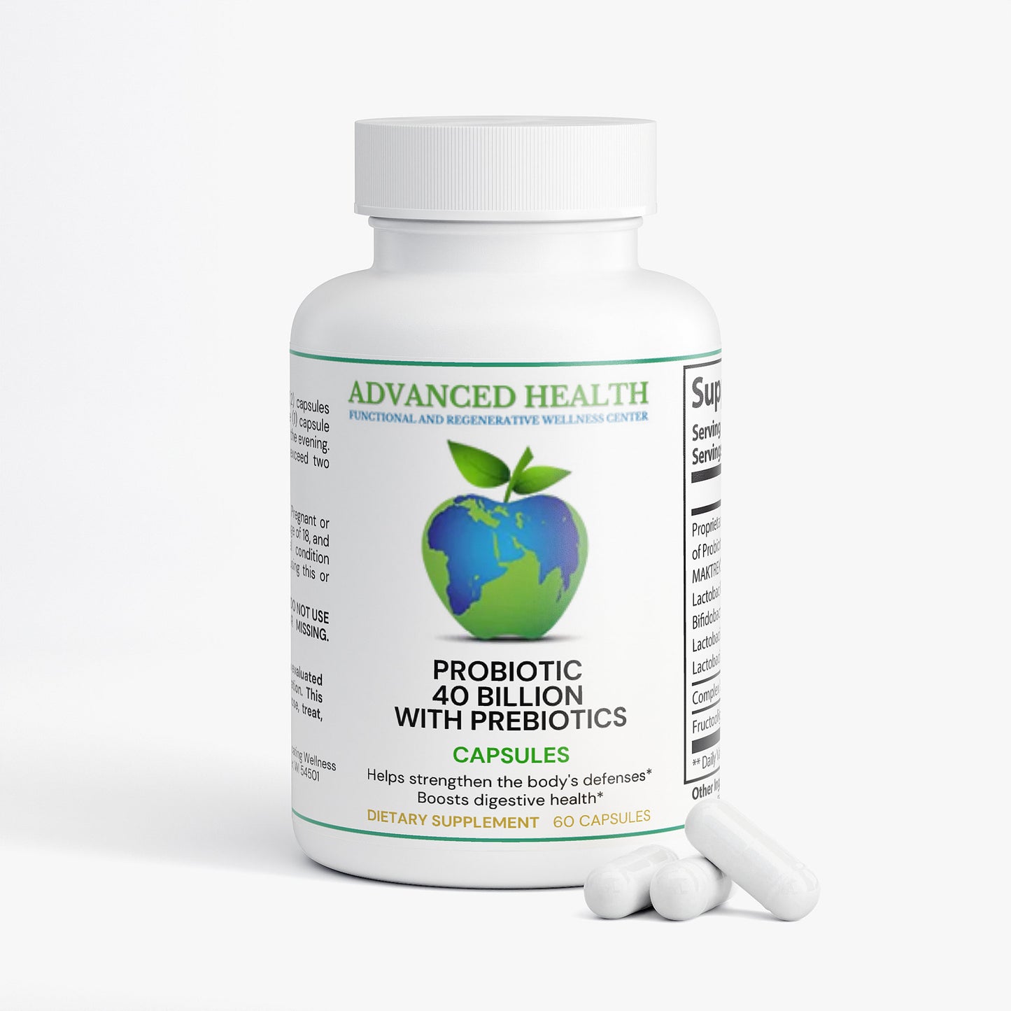 Probiotic 40 Billion with Prebiotics